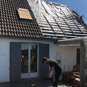 Services FLAMEO - Bachage et mesures conservatoires des toitures