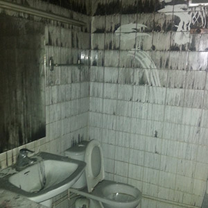 Services FLAMEO - Décontamination des pièces après incendie